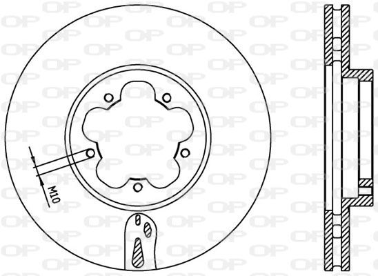 OPEN PARTS Bremžu diski BDA2369.20